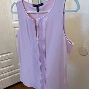 White House Black Market Women's Sleeveless Top, Size Medium, Color Light Pink